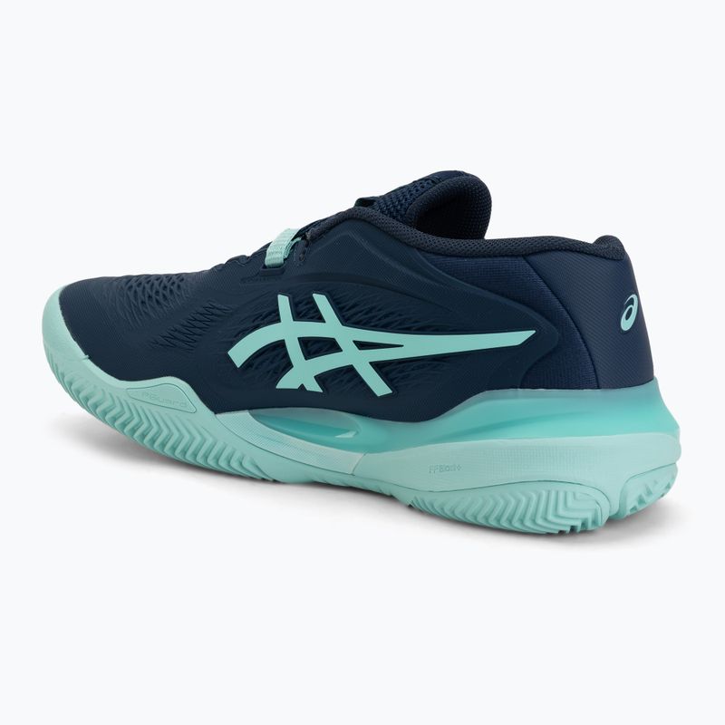 Кросівки тенісні чоловічі ASICS Gel-Resolution X Clay night sky/illuminate mint 3