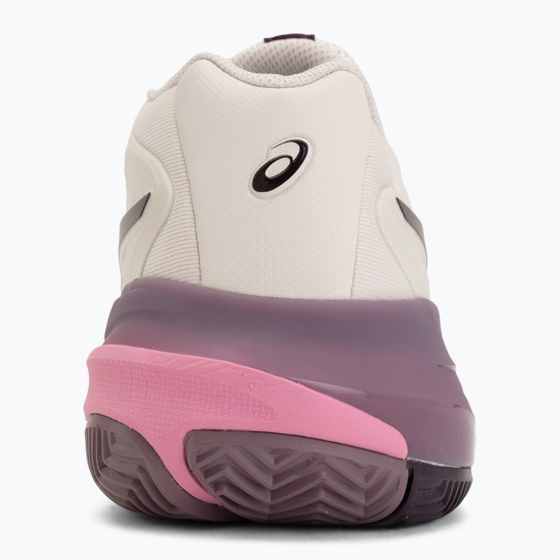 Кросівки тенісні жіночі ASICS Gel-Resolution X Clay soft oat/dark aubergine 6