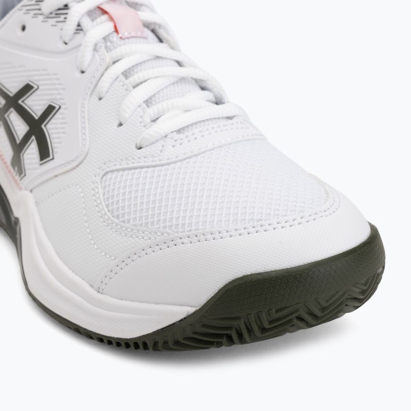 Кросівки тенісні чоловічі ASICS Gel-Dedicate 9 Clay white/vintage khaki 7