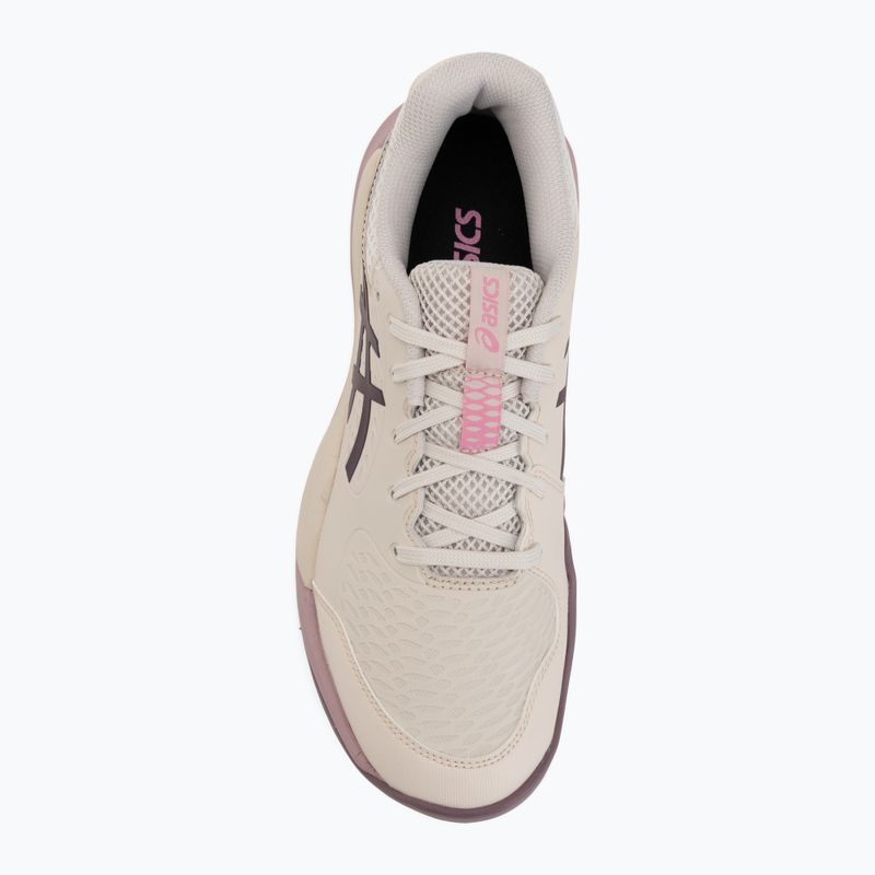 Кросівки тенісні дитячі ASICS Gel-Resolution X GS soft oat/dark aubergine 5
