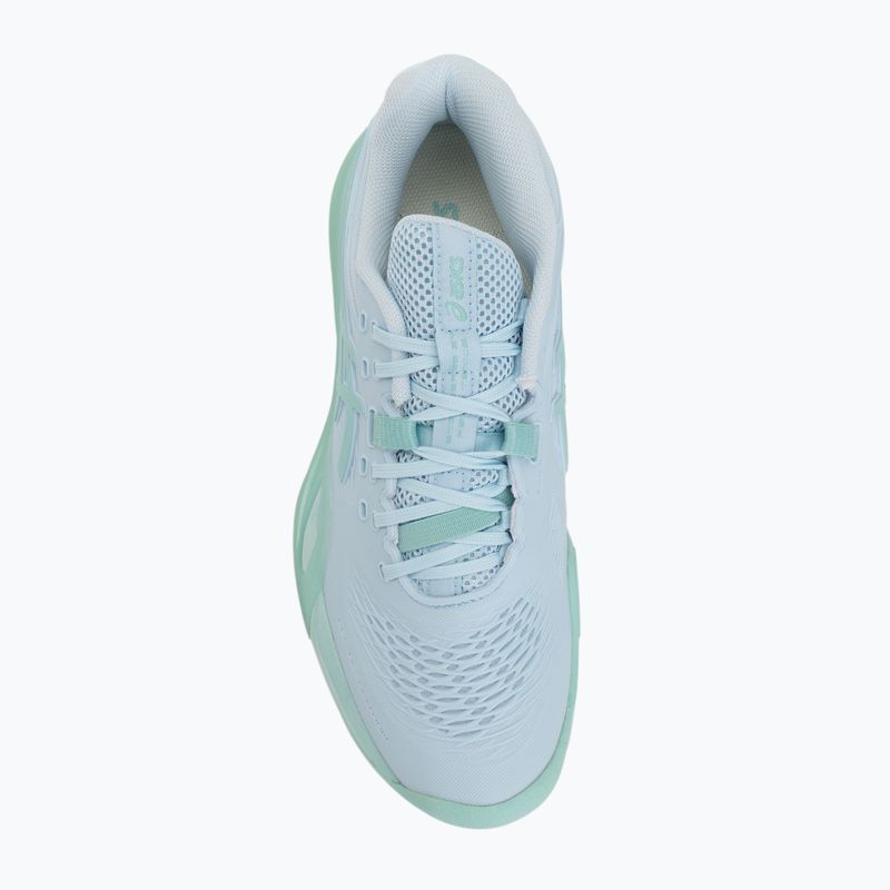 Кросівки тенісні жіночі ASICS Gel-Resolution X light blue/oasis green 5