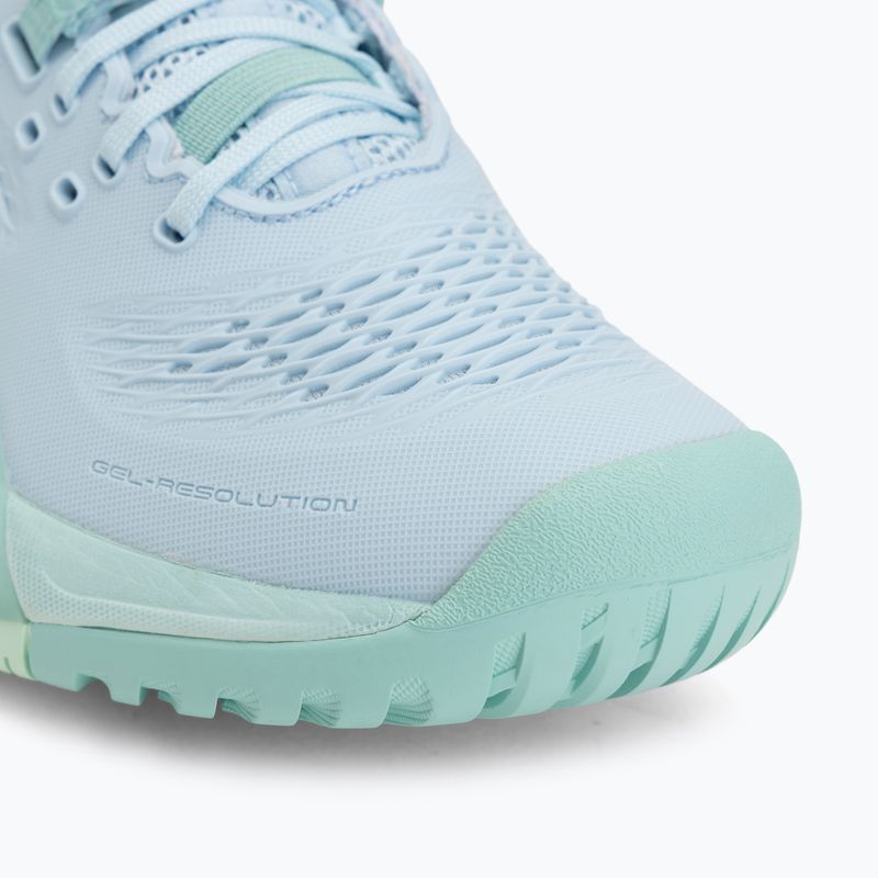 Кросівки тенісні жіночі ASICS Gel-Resolution X light blue/oasis green 7