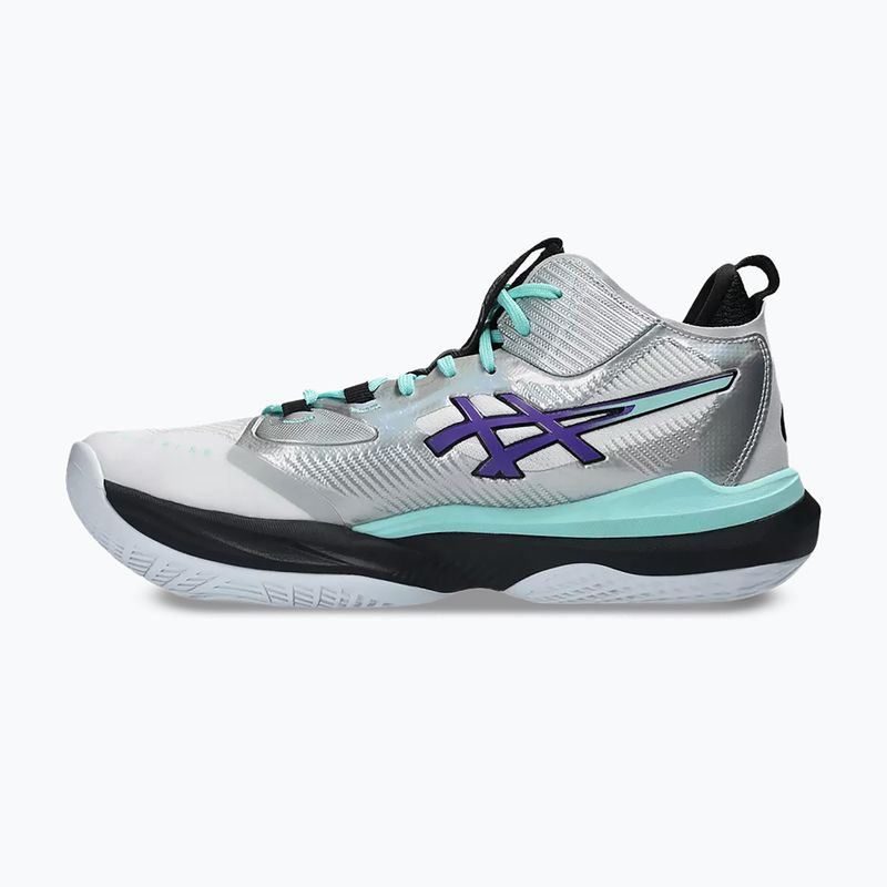 Кросівки волейбольні чоловічі ASICS Metarise 2 white/radiant amethyst 2