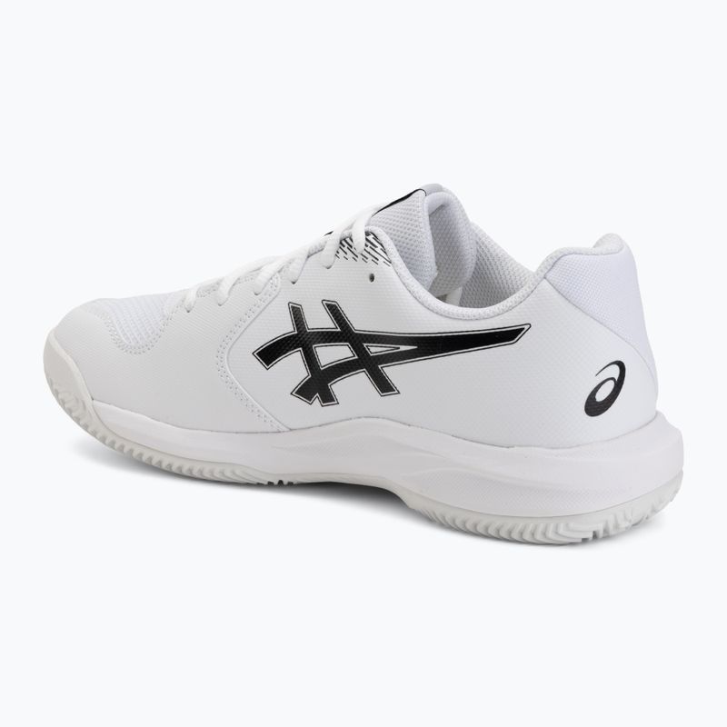 Кросівки тенісні чоловічі ASICS Gel-Dedicate 9 Clay white/black 3