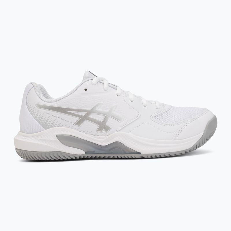 Кросівки для паделя жіноче ASICS Gel-Dedicate 9 Padel W white/pure silver 2
