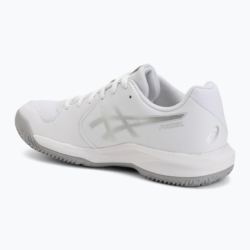 Кросівки для паделя жіноче ASICS Gel-Dedicate 9 Padel W white/pure silver 3