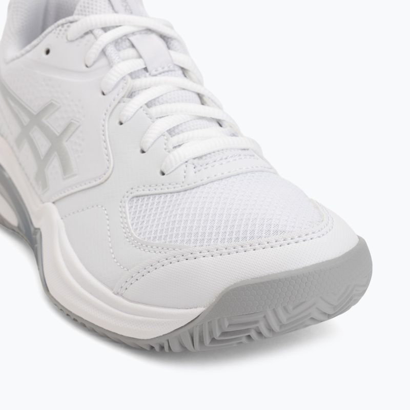 Кросівки для паделя жіноче ASICS Gel-Dedicate 9 Padel W white/pure silver 7