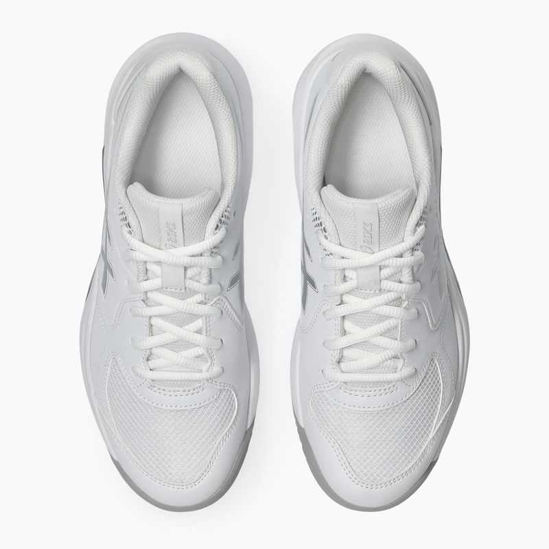 Кросівки для паделя жіноче ASICS Gel-Dedicate 9 Padel W white/pure silver 5
