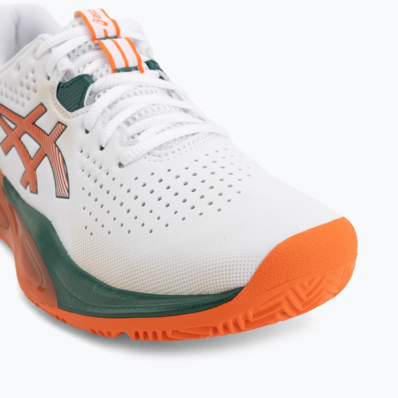 Кросівки для паделя чоловіче Asics Gel-Challenger 15 Padel White/Energy Orange 7