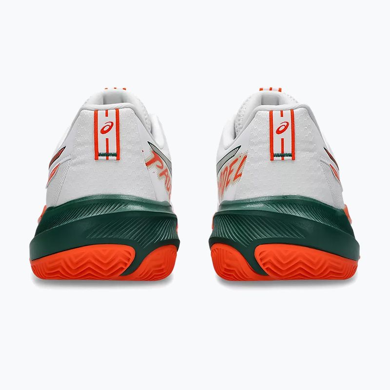 Кросівки для паделя чоловіче Asics Gel-Challenger 15 Padel White/Energy Orange 4