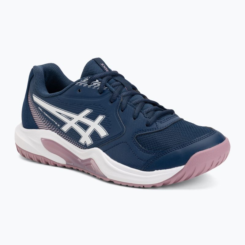 Кросівки тенісні жіночі ASICS Gel-Dedicate 9 In independence blue/white