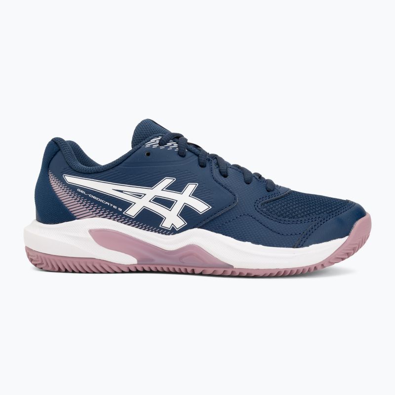 Кросівки тенісні жіночі ASICS Gel-Dedicate 9 Clay W independence blue/white 2