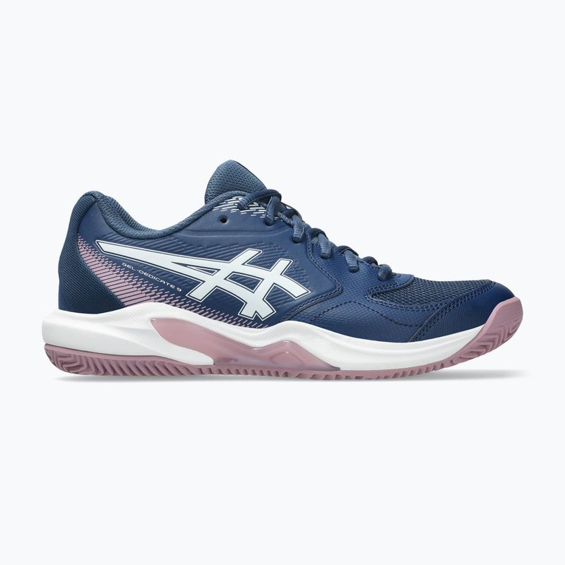 Кросівки тенісні жіночі ASICS Gel-Dedicate 9 Clay W independence blue/white 2