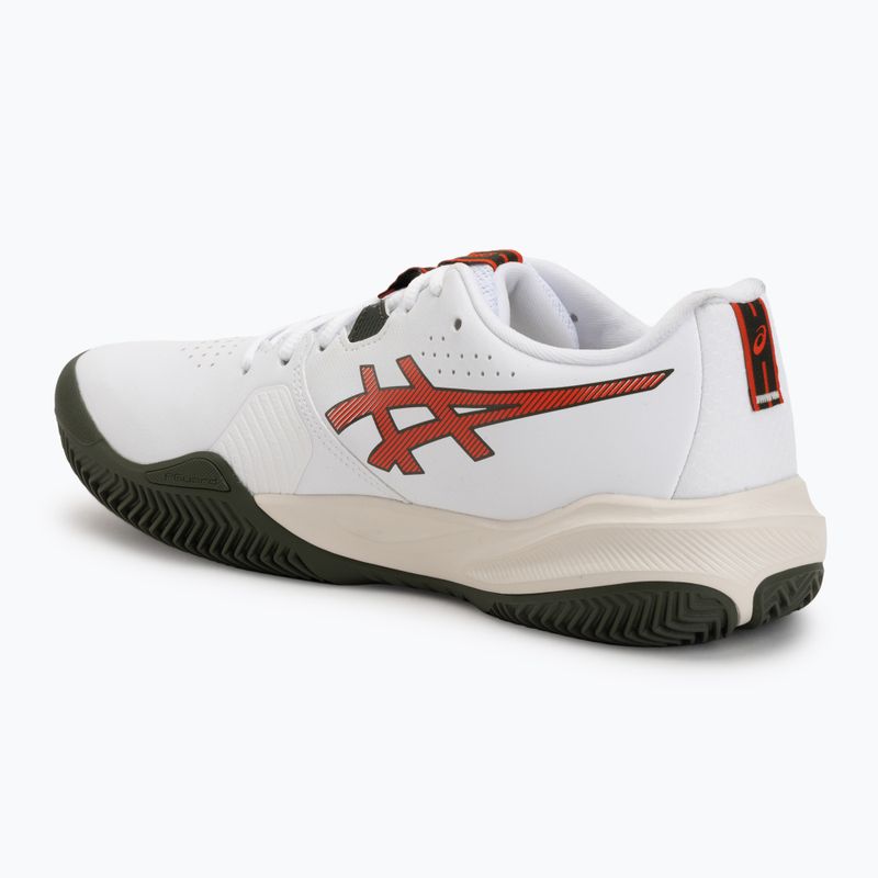 Кросівки тенісні чоловічі ASICS Gel-Challenger 15 Clay white/cherry tomato 3