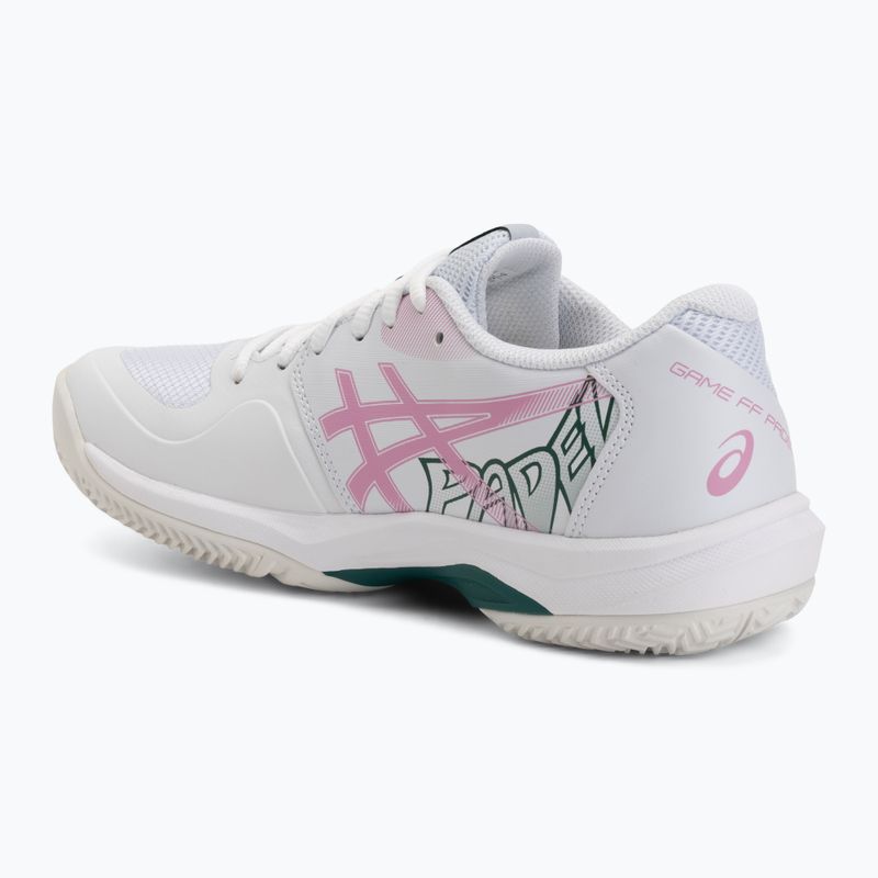 Кросівки для паделя жіноче ASICS Game FF Padel white/bubblegum 3