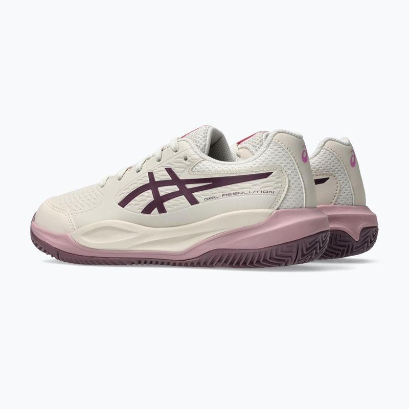 Кросівки тенісні дитячі ASICS Gel-Resolution X GS Clay soft oat/dark aubergine 3