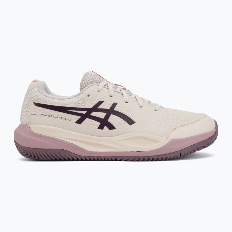 Кросівки тенісні дитячі ASICS Gel-Resolution X GS Clay soft oat/dark aubergine 2