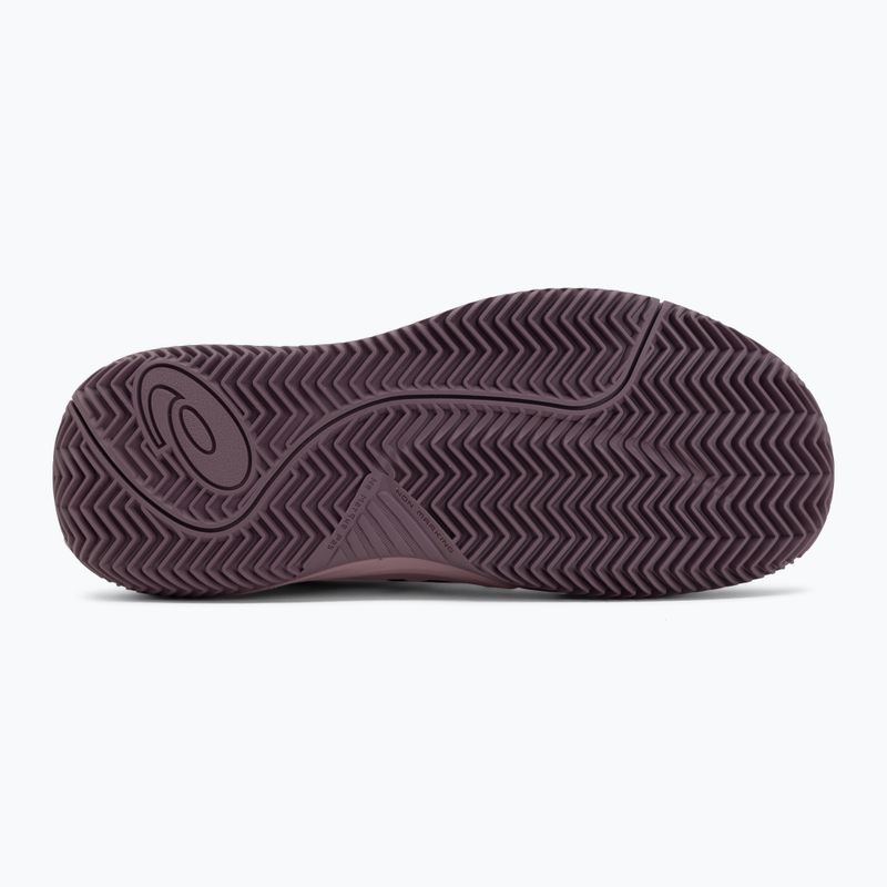 Кросівки тенісні дитячі ASICS Gel-Resolution X GS Clay soft oat/dark aubergine 4