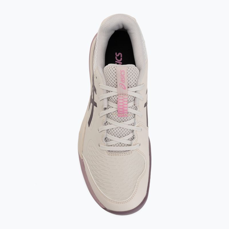 Кросівки тенісні дитячі ASICS Gel-Resolution X GS Clay soft oat/dark aubergine 5