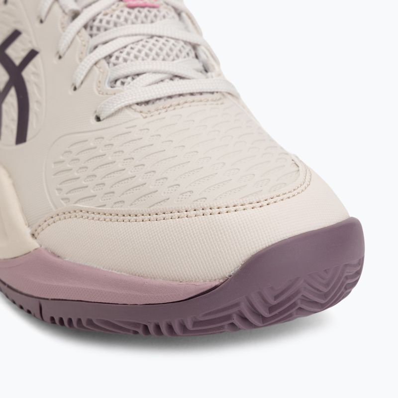 Кросівки тенісні дитячі ASICS Gel-Resolution X GS Clay soft oat/dark aubergine 7