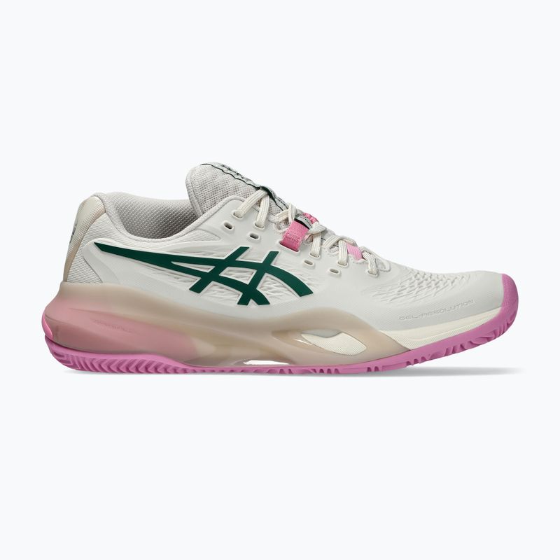 Кросівки для паделя жіноче Asics Gel-Resolution X Padel Soft Oat/Jewel Green
