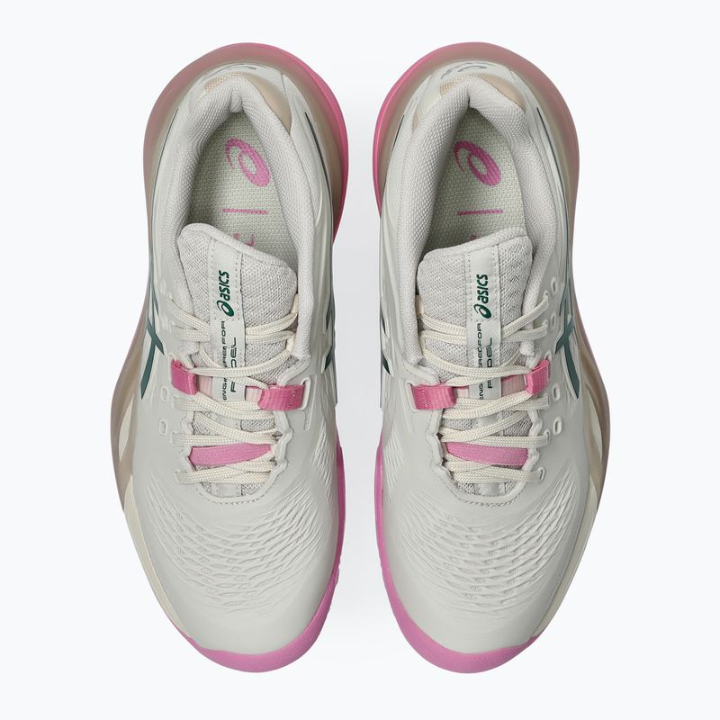 Кросівки для паделя жіноче Asics Gel-Resolution X Padel Soft Oat/Jewel Green 4