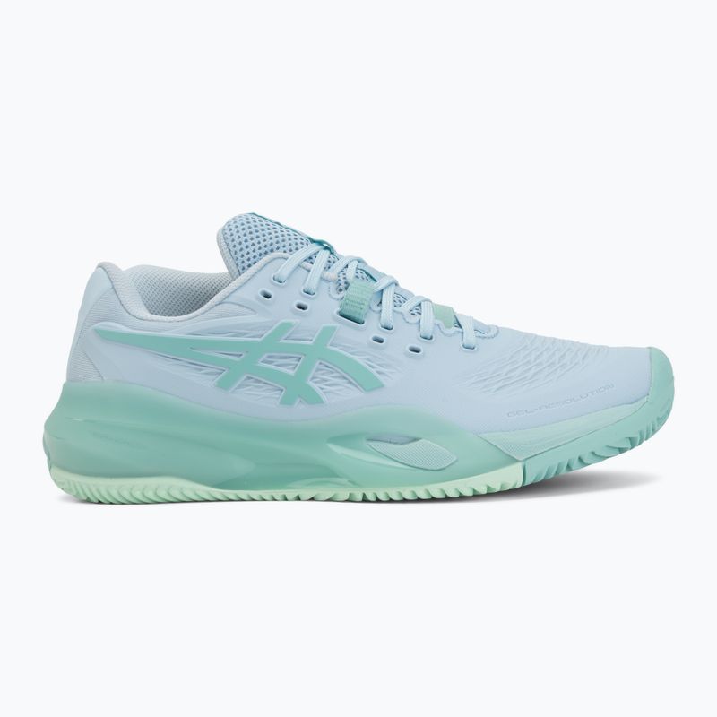 Кросівки тенісні жіночі ASICS Gel-Resolution X Clay light blue/oasis green 2