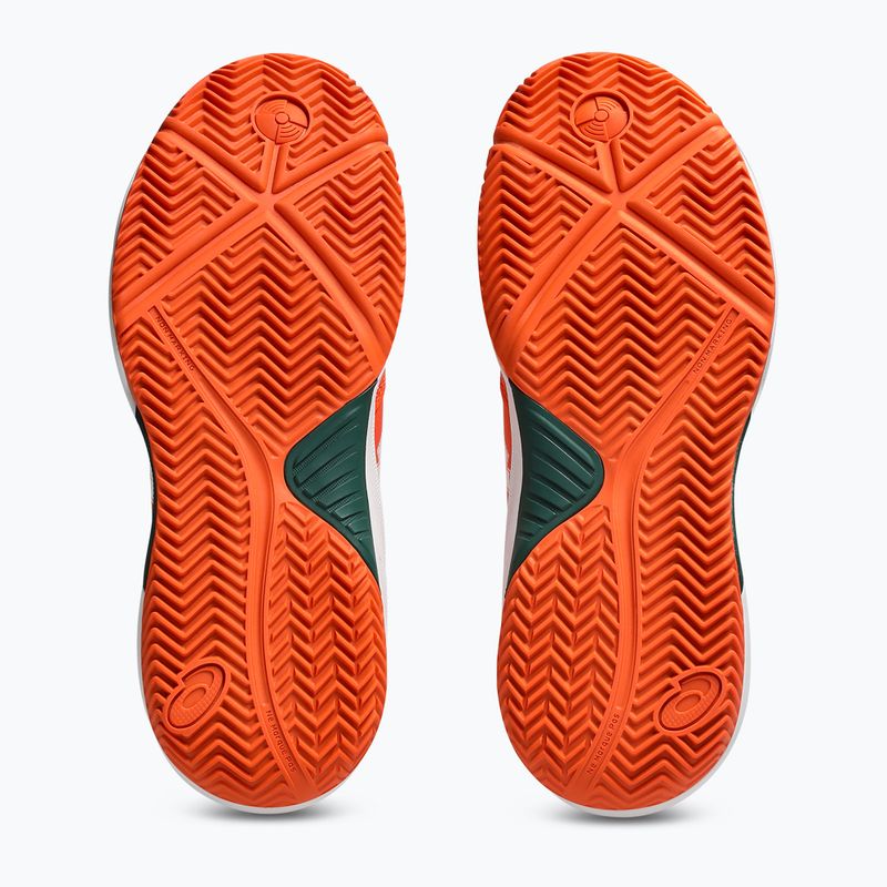 Кросівки для паделя ASICS Gel-Dedicate 9 Padel GS energy orange/white 4