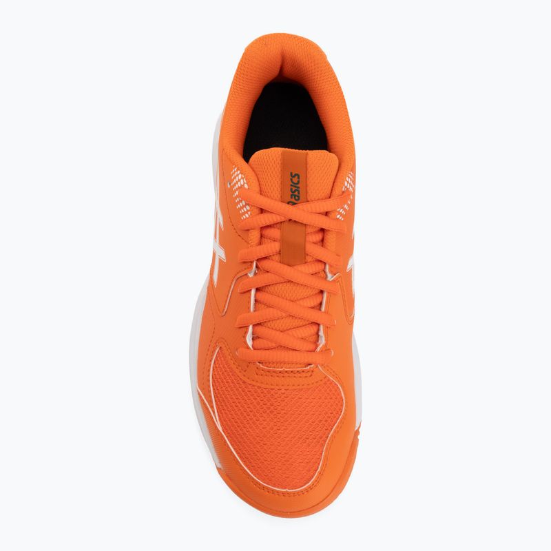 Кросівки для паделя ASICS Gel-Dedicate 9 Padel GS energy orange/white 5