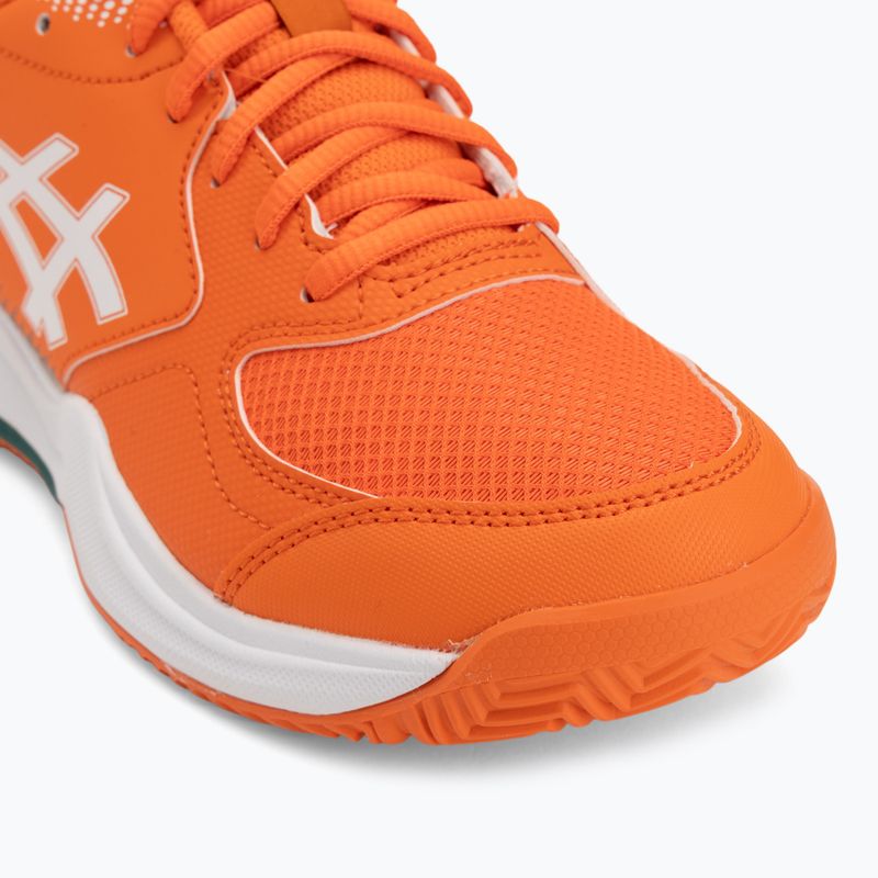 Кросівки для паделя ASICS Gel-Dedicate 9 Padel GS energy orange/white 7
