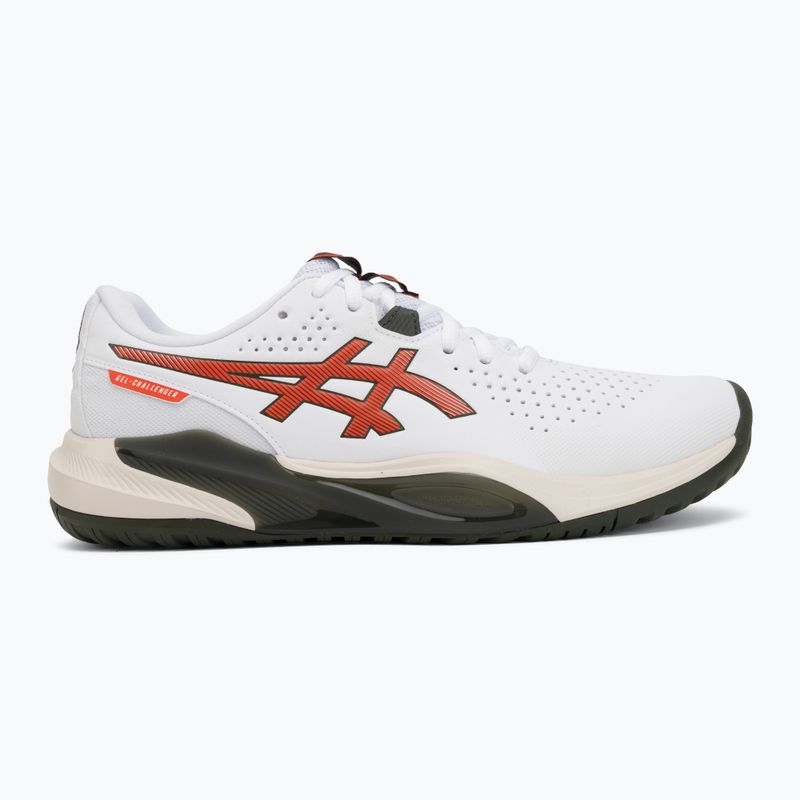 Кросівки тенісні чоловічі ASICS Gel-Challenger 15 white/cherry tomato 2