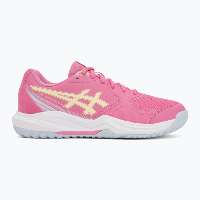 Кросівки тенісні дитячі ASICS Gel-Dedicate 9 GS dragon fruit/soft yellow 2