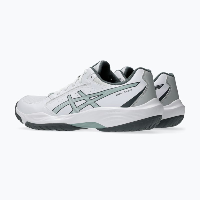 Кросівки волейбольні чоловічі ASICS Gel-Task 5 white/ocean haze 4