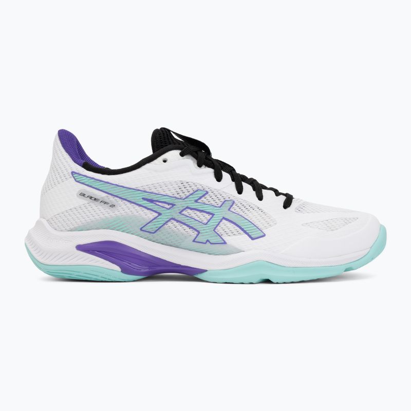 Кросівки волейбольні жіночі ASICS Blade FF 2 white/illuminate mint 2
