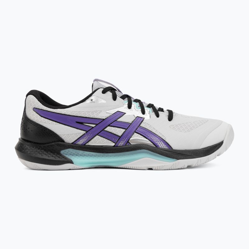 Кросівки волейбольні чоловічі ASICS Gel-Tactic 13 concrete/radiant amethyst 2