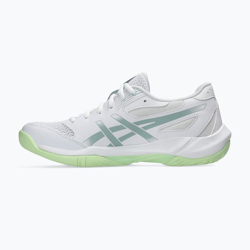 Кросівки волейбольні жіночі ASICS Gel-Rocket 12 white/ocean haze 3