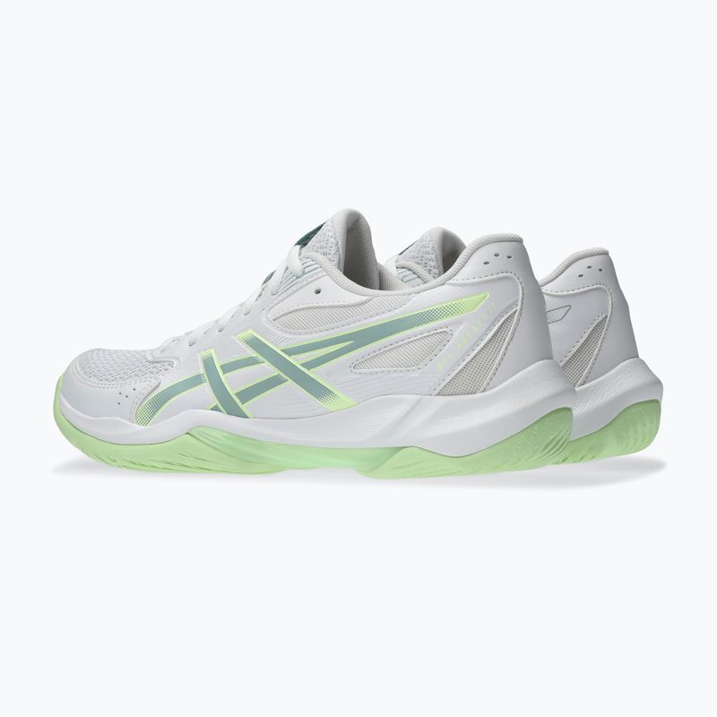 Кросівки волейбольні жіночі ASICS Gel-Rocket 12 white/ocean haze 4