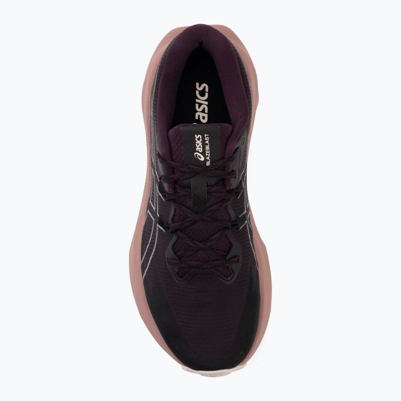 Жіночі бігові кросівки Asics Blazeblast темний баклажан/пудрово-рожевий 5