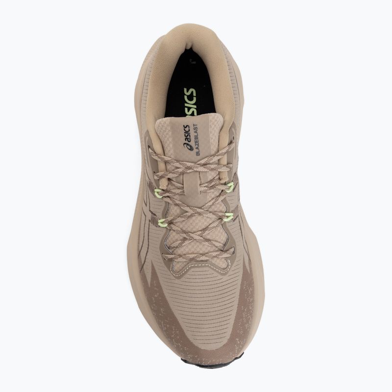 Жіночі бігові кросівки Asics Blazeblast simply taupe/illuminate yellow 5