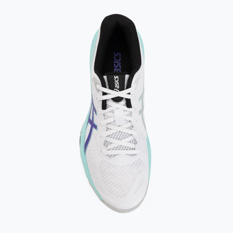Кросівки волейбольні чоловічі ASICS Beyond FF 2 white/radiant amethyst 5
