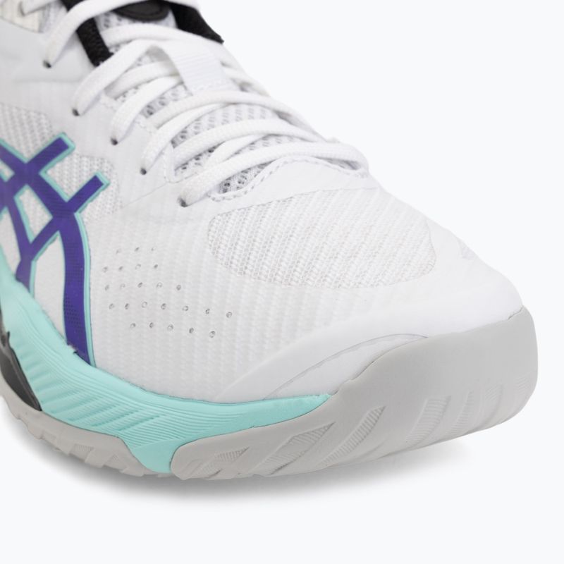 Кросівки волейбольні чоловічі ASICS Beyond FF 2 white/radiant amethyst 7