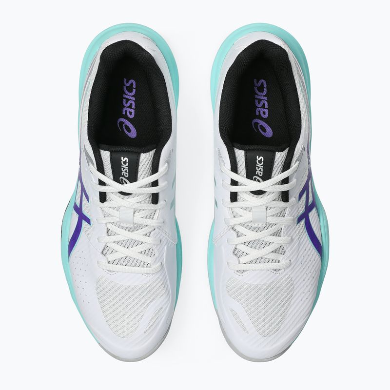 Кросівки волейбольні чоловічі ASICS Beyond FF 2 white/radiant amethyst 4