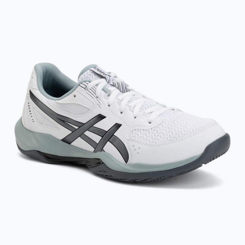 Кросівки волейбольні чоловічі ASICS Gel-Rocket 12 white/steel grey