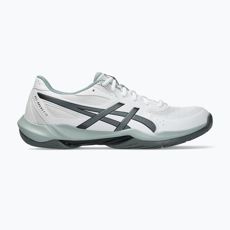 Кросівки волейбольні чоловічі ASICS Gel-Rocket 12 white/steel grey 2