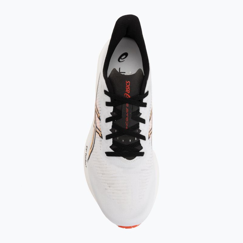 Чоловічі бігові кросівки ASICS Sonicblast 2 білий/стадіонний оранжевий 5