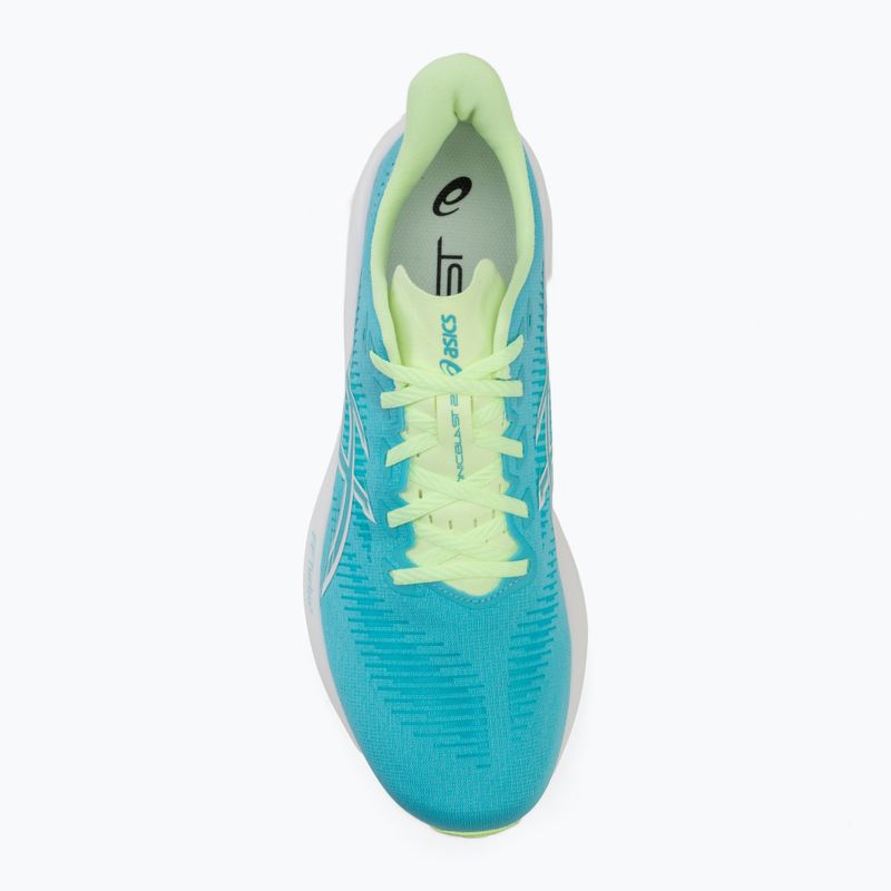 Чоловічі бігові кросівки ASICS Sonicblast 2 energy aqua/illuminate yellow 5