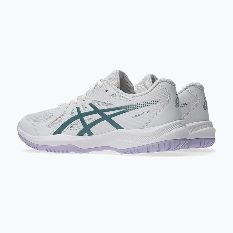 Взуття жіноче ASICS Upcourt 6 white/foggy teal 4