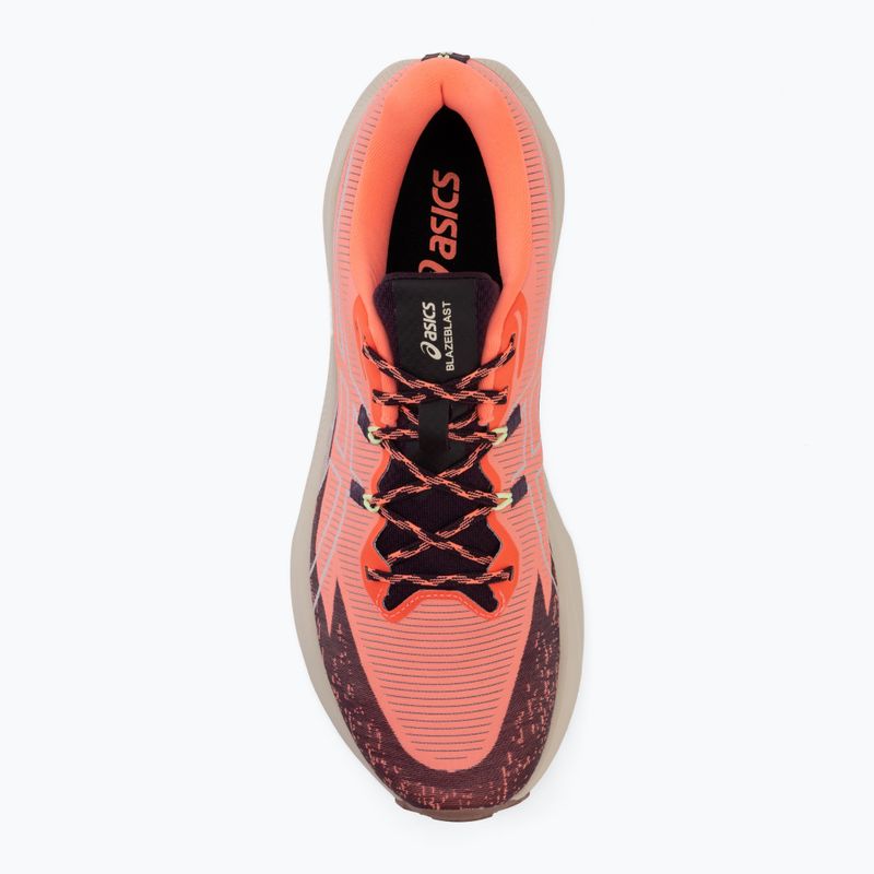 Чоловічі бігові кросівки Asics Blazeblast sun coral/dark aubergine 5