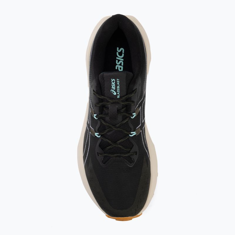 Чоловічі бігові кросівки Asics Blazeblast чорний/пісочний 5