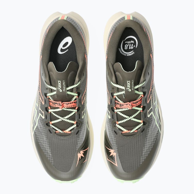 Кросівки для бігу Asics Fuji Lite 7 kuriiro brown/illuminate yellow 4